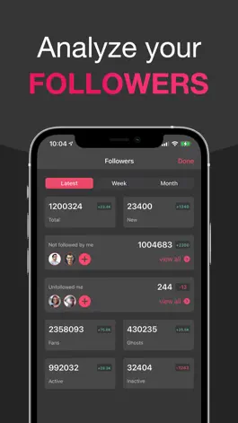 Game screenshot InStat: Followers Analytics apk
