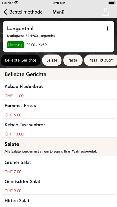Lions Grill Pizza Kurier Screenshot