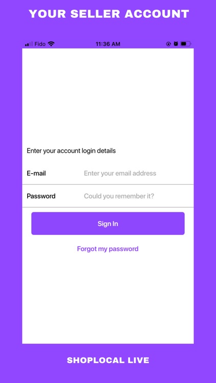 ShopLocal Live Seller