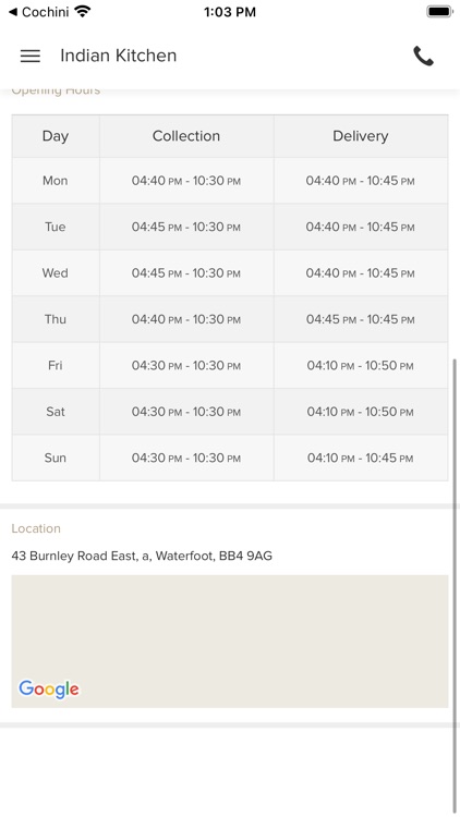 Indian Kitchen Waterfoot screenshot-4