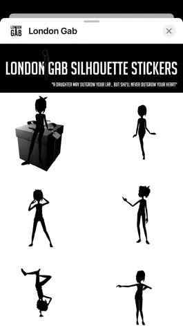 Game screenshot London Gab Silhouette Stickers mod apk