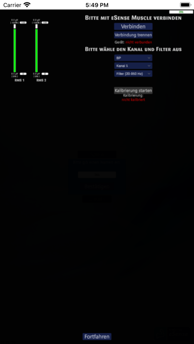 eSense Muscle Screenshot