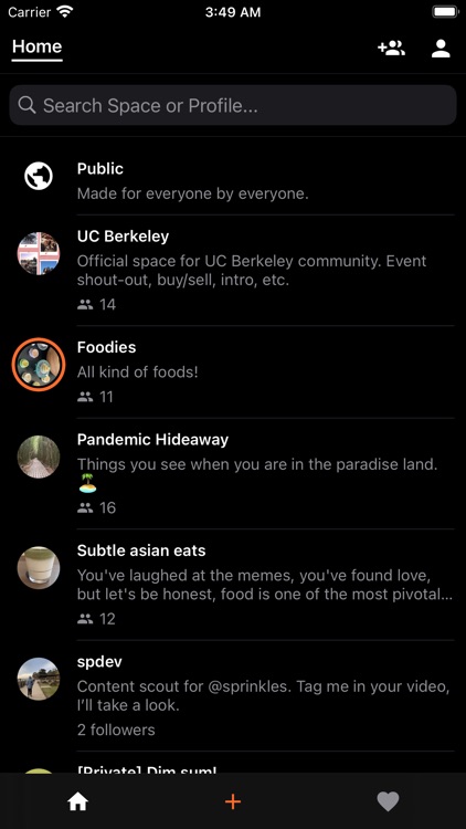 Sprinkles: Find Your Space