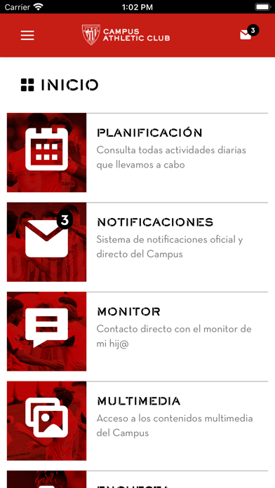 Campus Athletic Fundazioa Screenshot