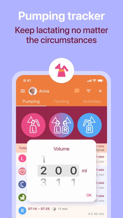 Breastfeeding Newborn tracker