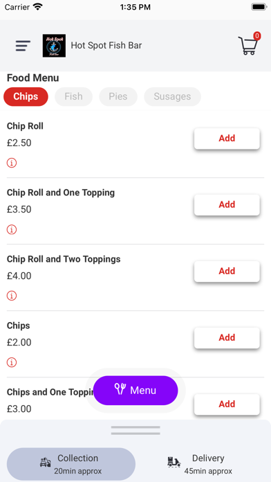 Hot Spot Fish Bar Screenshot