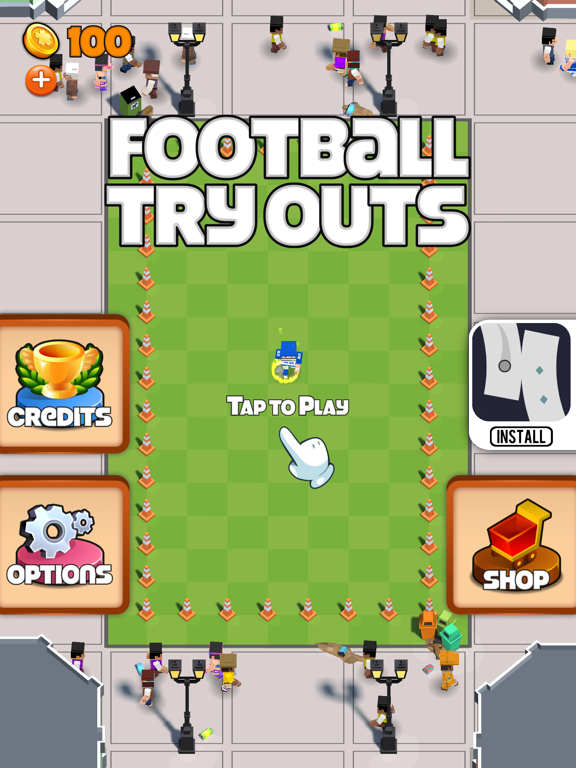 Football Try Outs iPad screenshot 4 - Games app
