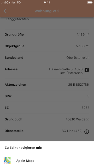 Zwangsversteigerung Screenshot