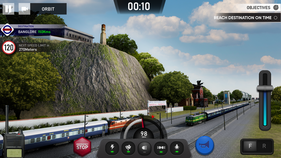 #4. Indian Train Simulator (iOS) 由: Highbrow Interactive
