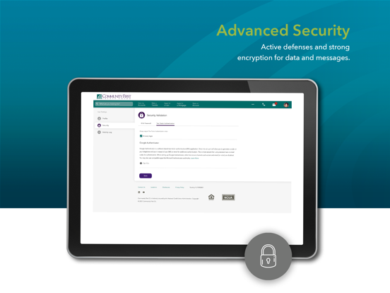 Community First CU iPad screenshot 3 - Finance app