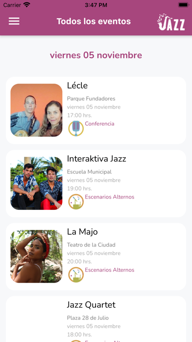 Riviera Maya Jazz Festival Screenshot