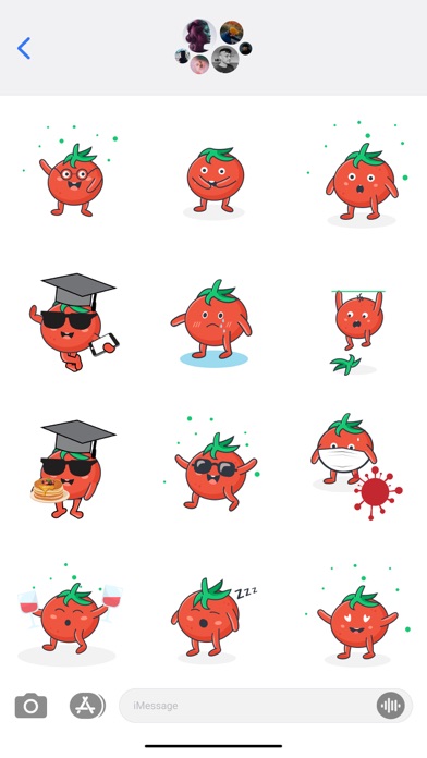 Mr.Tomato Stickers Screenshot