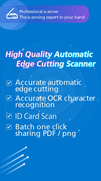 Scanner-tiny cam pdf&docs app Screenshot