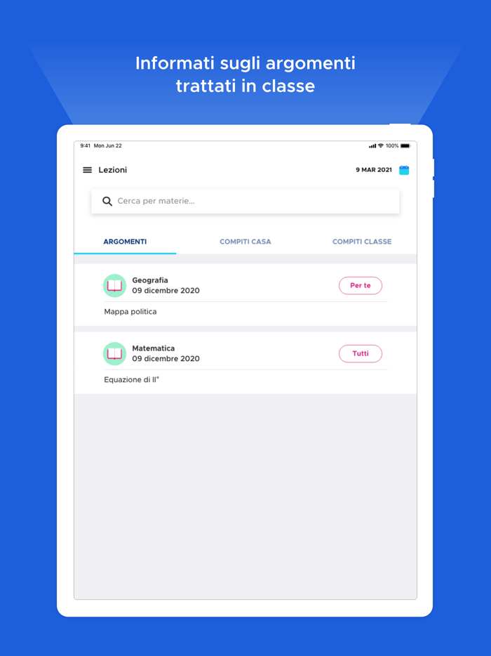 OmniaLUX scuola in un click