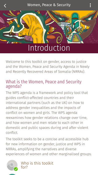 Women, Peace and Security Screenshot