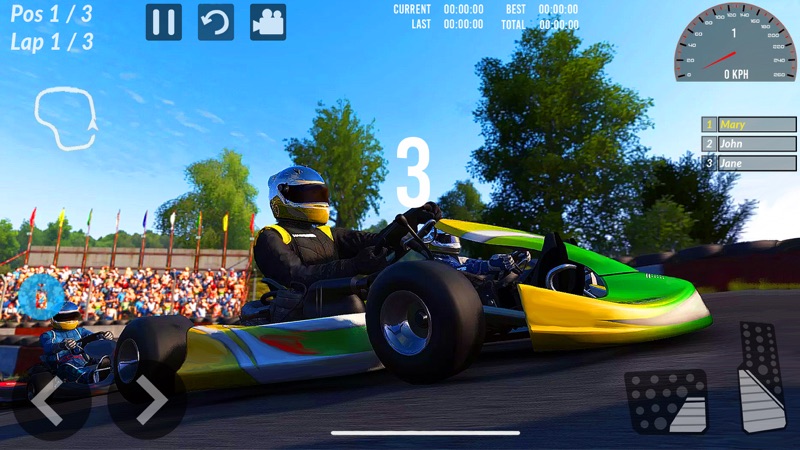 Sim de Carreras de GoKart 21 screenshot 1