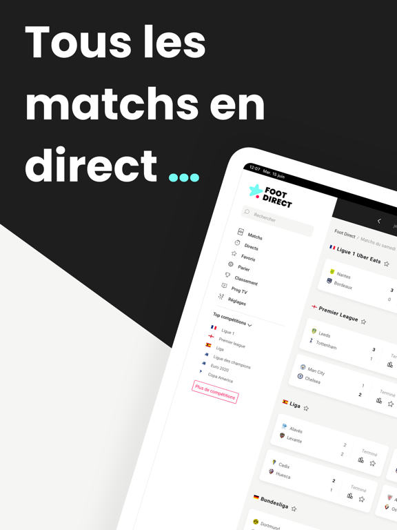 Screenshot #4 pour Foot Direct - live score