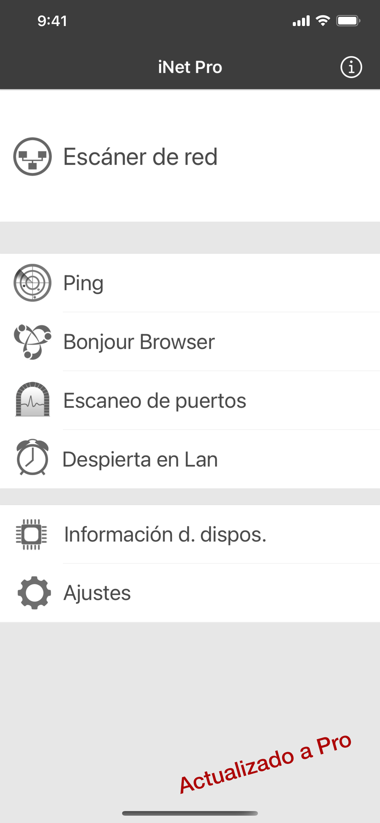 iNet - Escáner de red