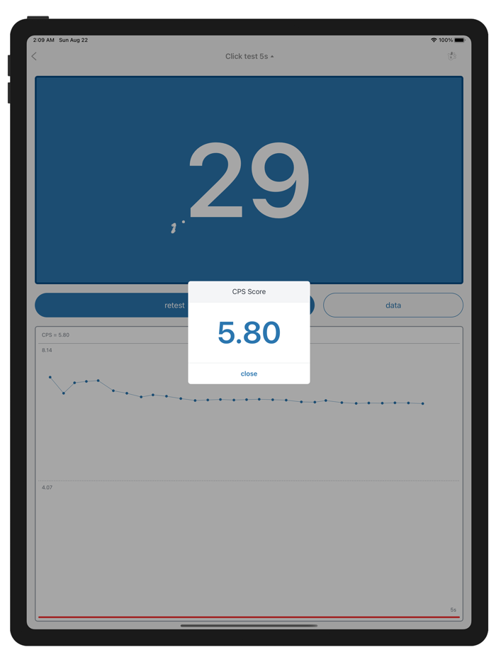 CPS Test - clicks per second
