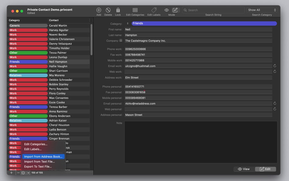 #10. Private Contact (macOS) 由: Roberto Panetta