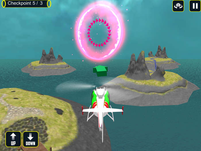 Flying Superhero Helicopter 3D