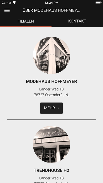 Modehaus Hoffmeyer Screenshot