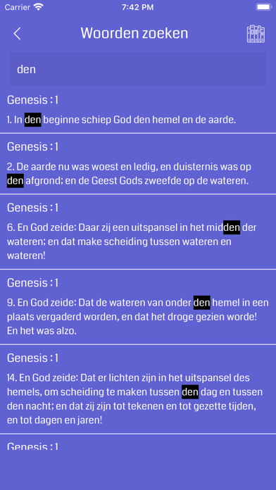 Bijbel offline Screenshot