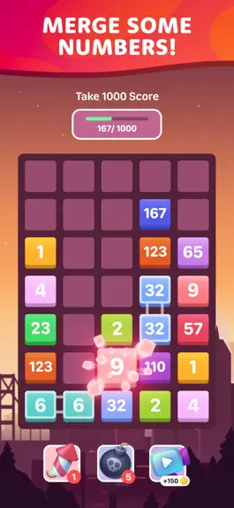 Game screenshot Blocks Merge Go — Number Game apk