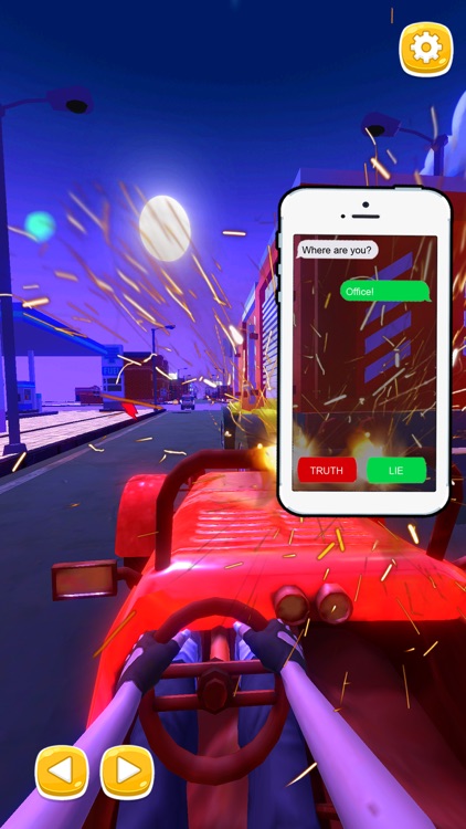 Don't Text & Drive Ahead Car