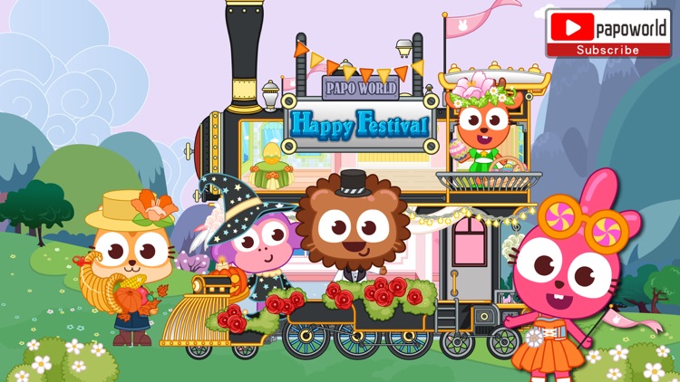 Papo Town Happy Festival screenshot-0