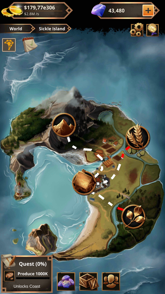 #3. Idle Medieval Merchant Tycoon (iOS) By: Bling Bling Games GmbH