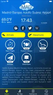 madrid airport info + radar iphone screenshot 1