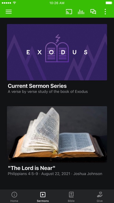 Oak Hill Baptist Church Screenshot