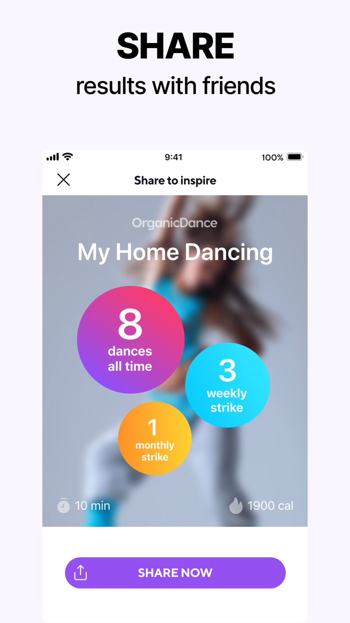 Organic Dance Weight Loss App