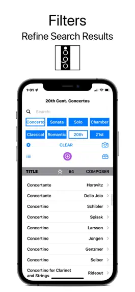 Game screenshot Clarinet Repertoire hack