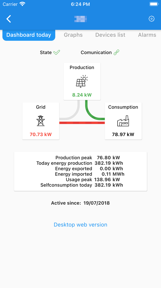 #2. Ermes Monitor (iOS) By: Fractalgarden