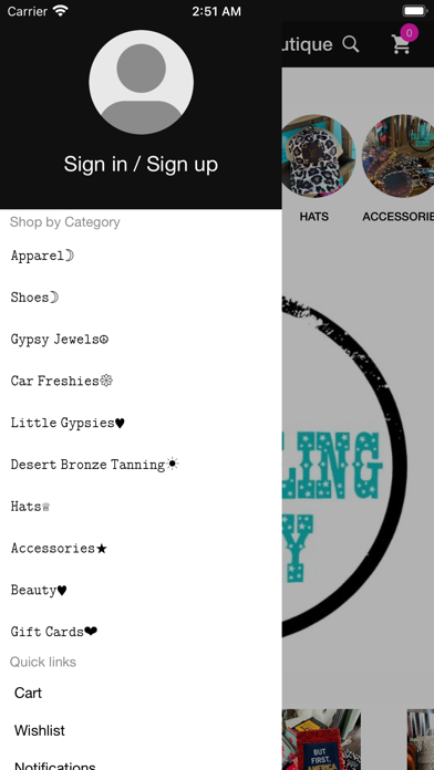 The Traveling Gypsy Boutique Screenshot
