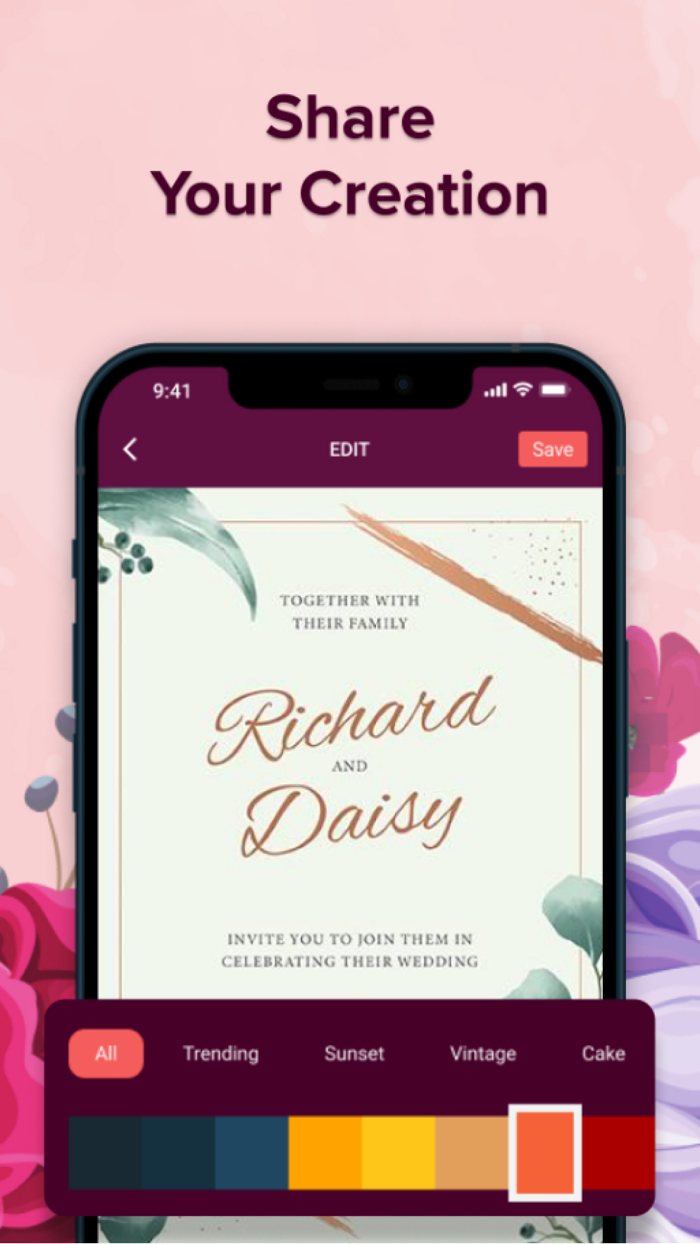 Wedding Card Maker - Editor