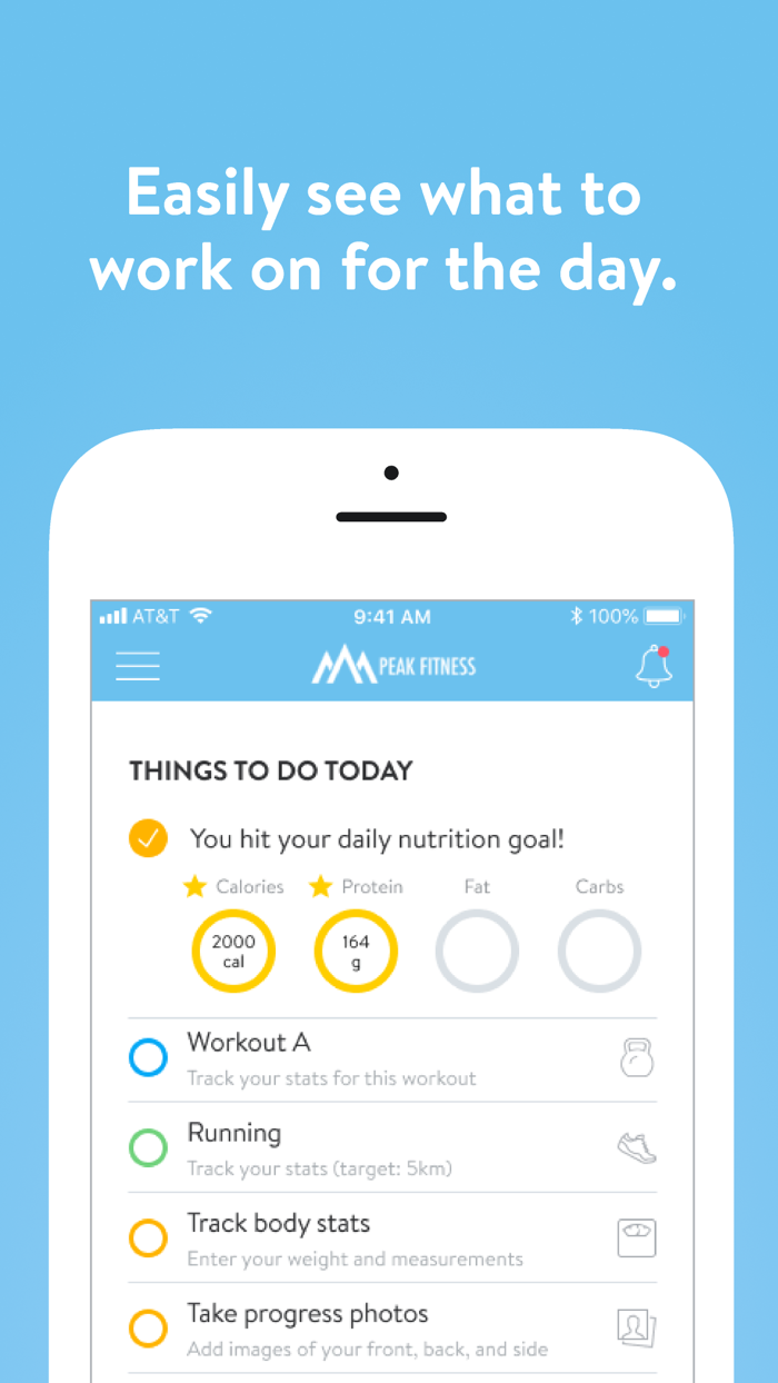 Peak Fitness ABC Trainerize