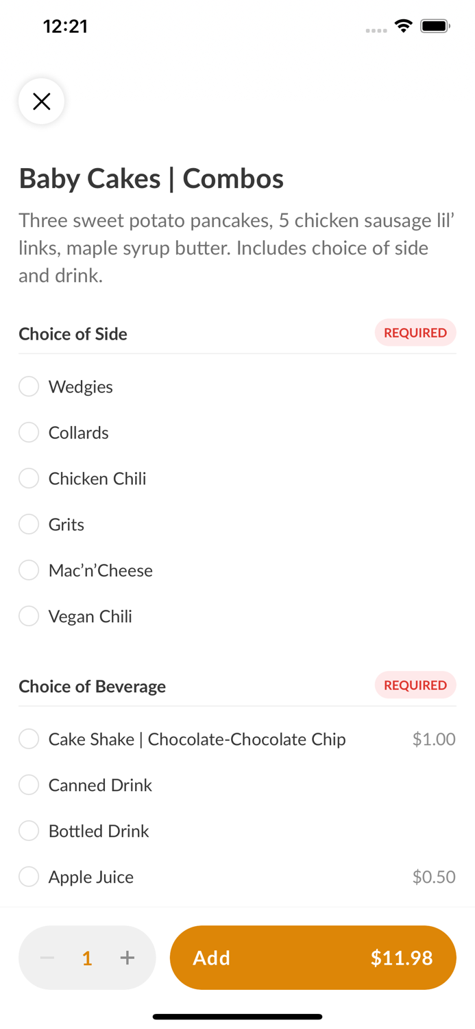 Delias Chicken Sausage Stand