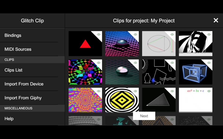 #2. Glitch Clip Maker - Video VJ (macOS) 由: Dzianis Azarenka