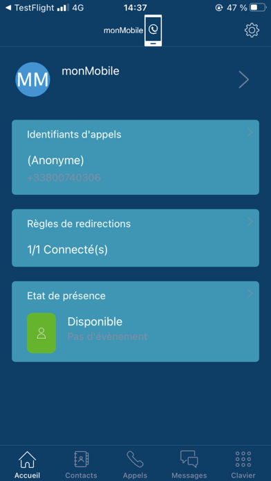 monMobile Screenshot