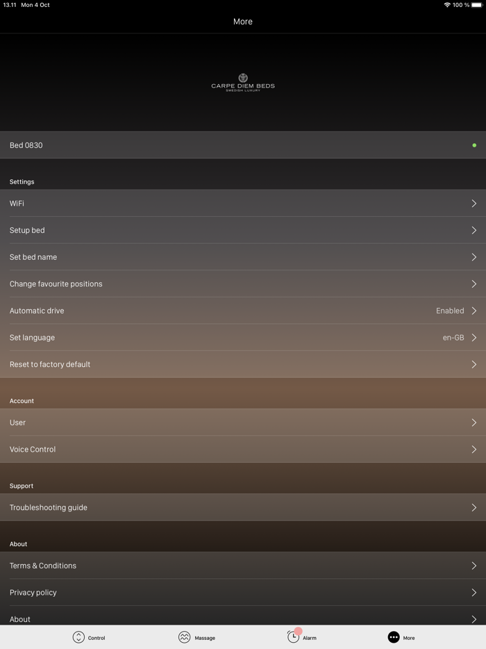Vindö With Voice Control