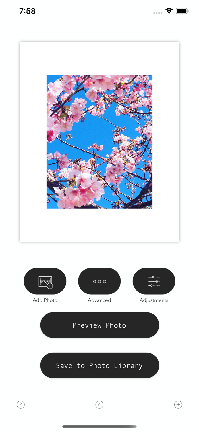 White Background Frame