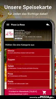 pizza la rosa berlin iphone screenshot 4