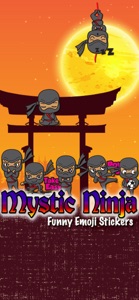 Mystic Ninja Funny Emoji Stick screenshot #3 for iPhone
