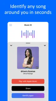 music identifier ‣ find songs iphone screenshot 1