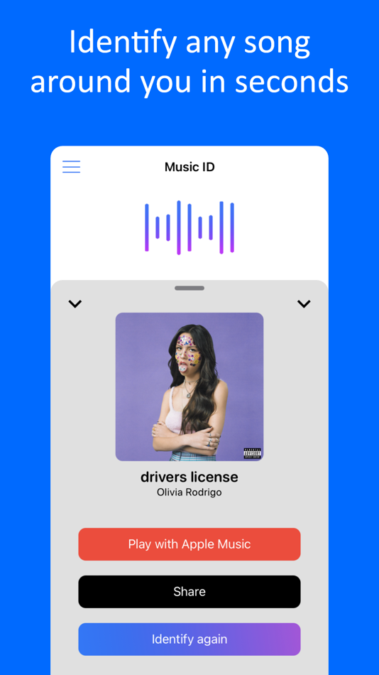Music Identifier ‣ Find Songs - 1.1.9 - (iOS)