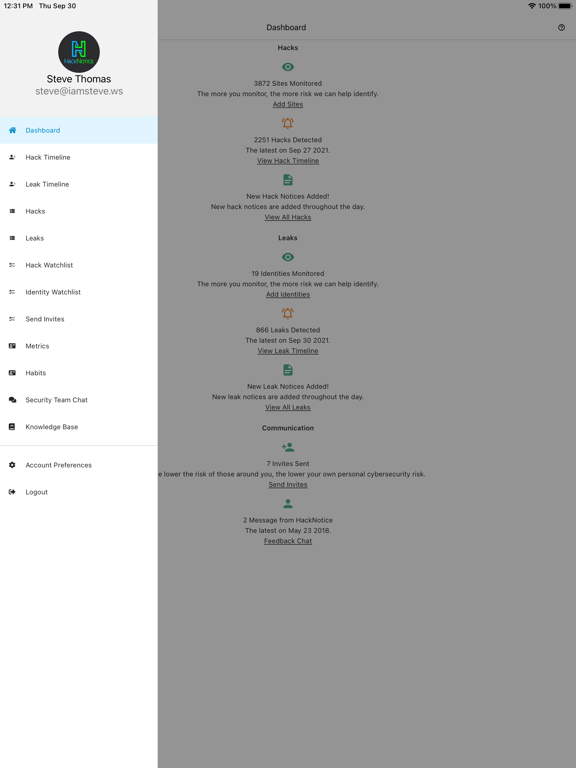 Screenshot #5 pour HackNotice