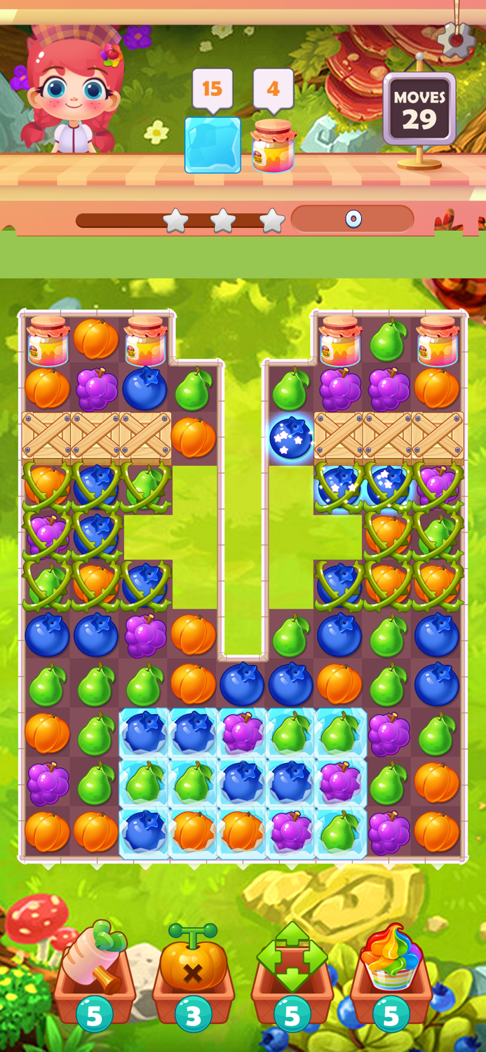 Garden Bounty Fruit Link Game